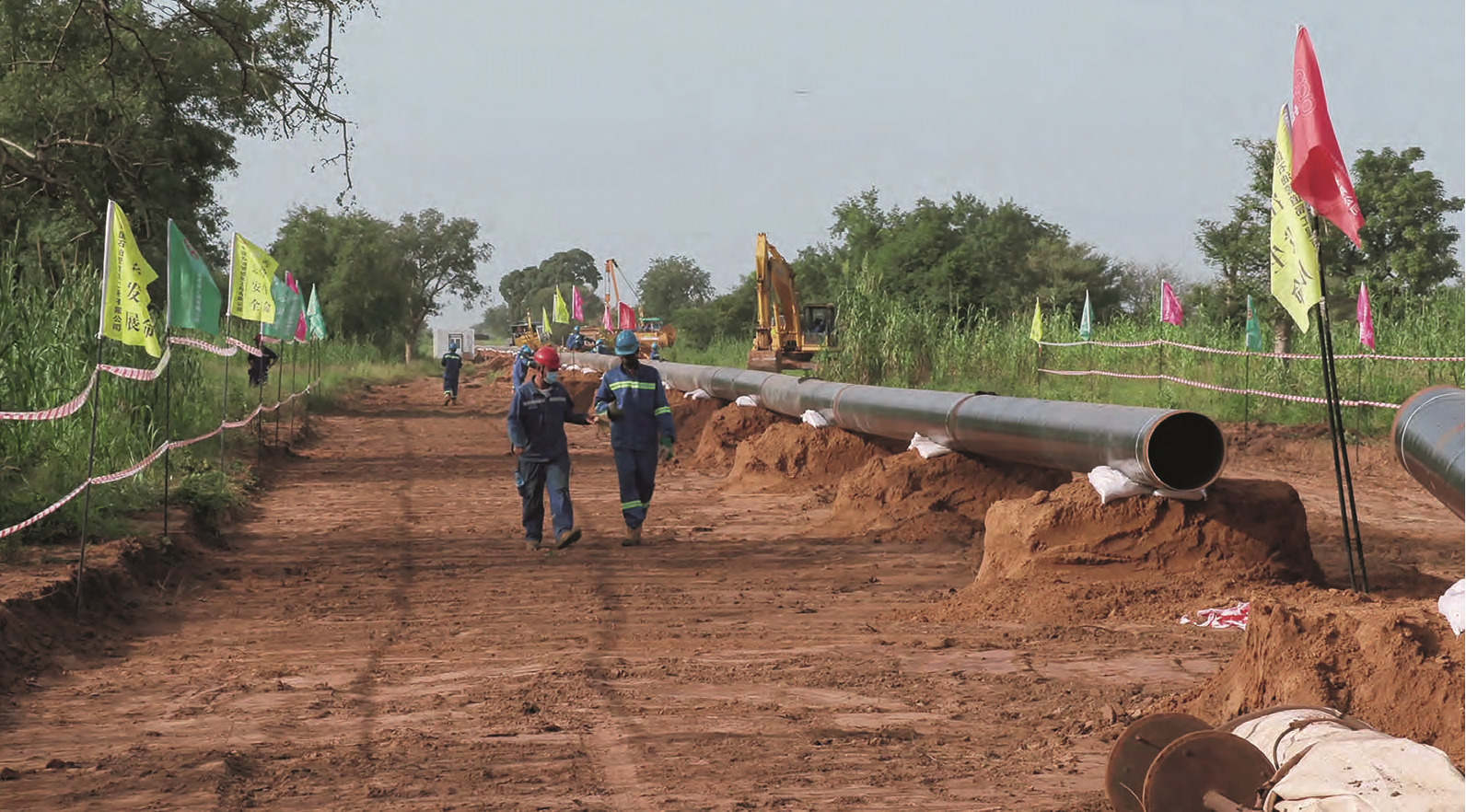 Le pipeline Niger-Bénin fera près de 2 000 kilomètres de long, en partant des gisements d’Agadem, pour arriver au port de Sèmè. PRÉSIDENCE DU NIGER