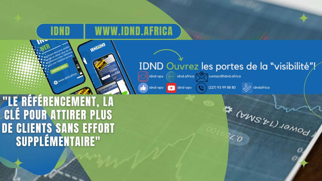 Rejoignez la chaîne, IDND un Service d'Instruction et Développement au Niger, des informations essentielles pour l'autonomisation.